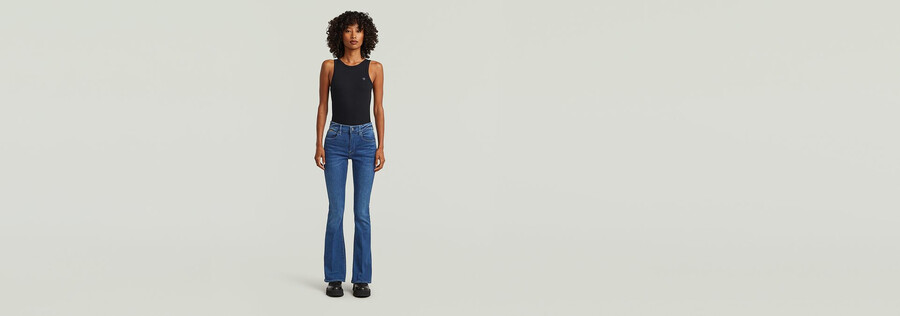 3301 jeans a zampa