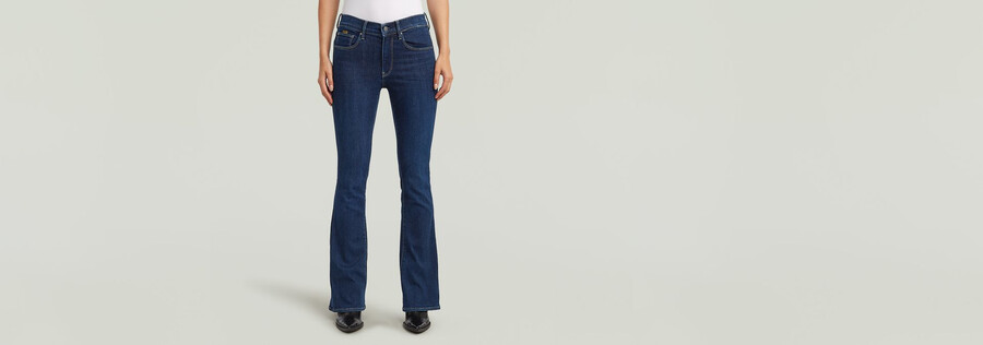 3301 jeans a zampa