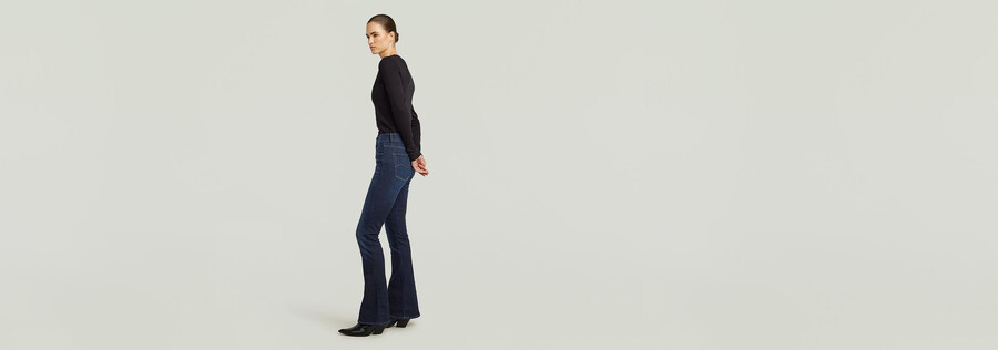 3301 jeans a zampa