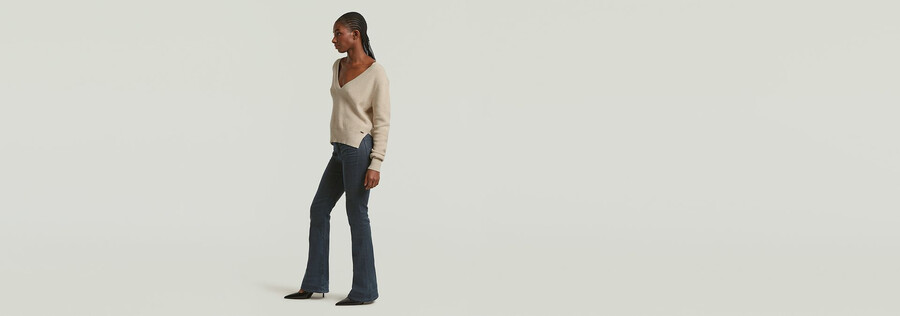 3301 jeans a zampa