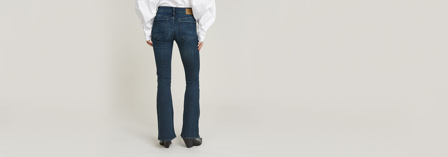3301 jeans a zampa