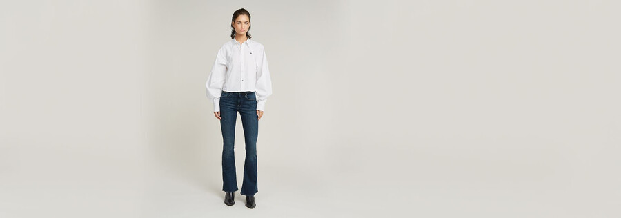 3301 jeans a zampa