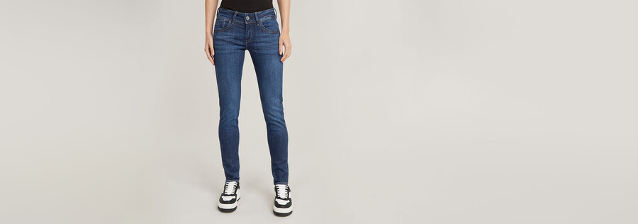jeans lynn mid skinny