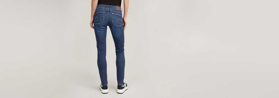 jeans lynn mid skinny