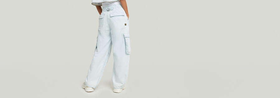 jeans cargo a palloncino