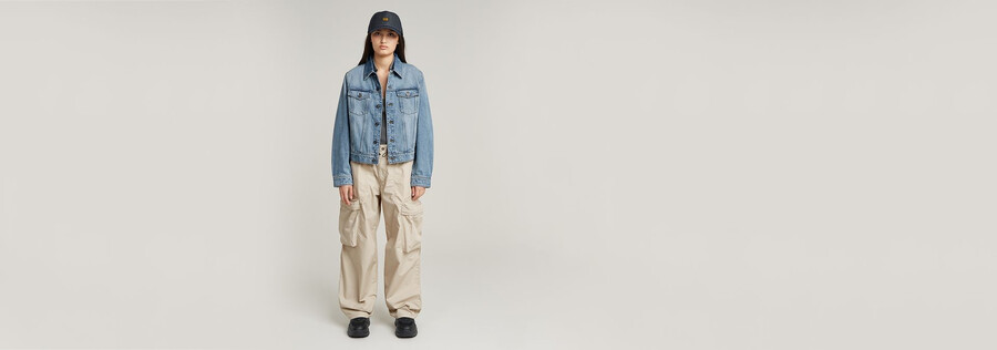 giacca in vero denim