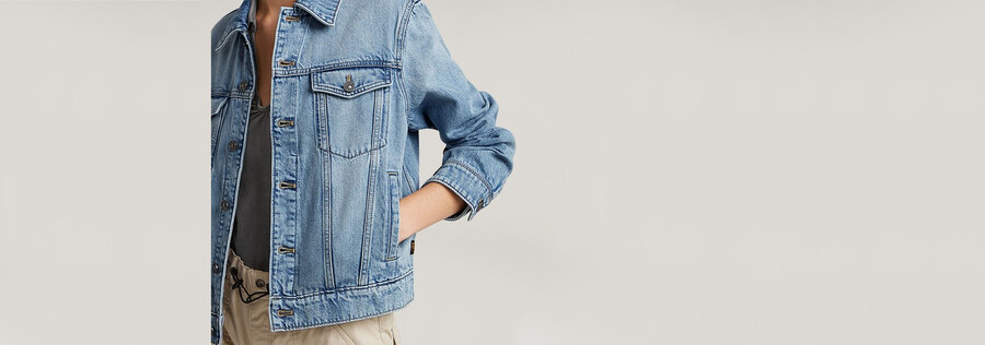 giacca in vero denim