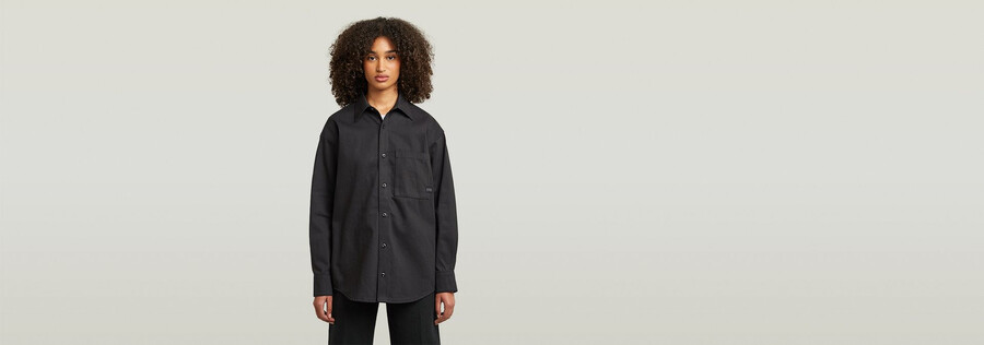 camicia oversize rilassata
