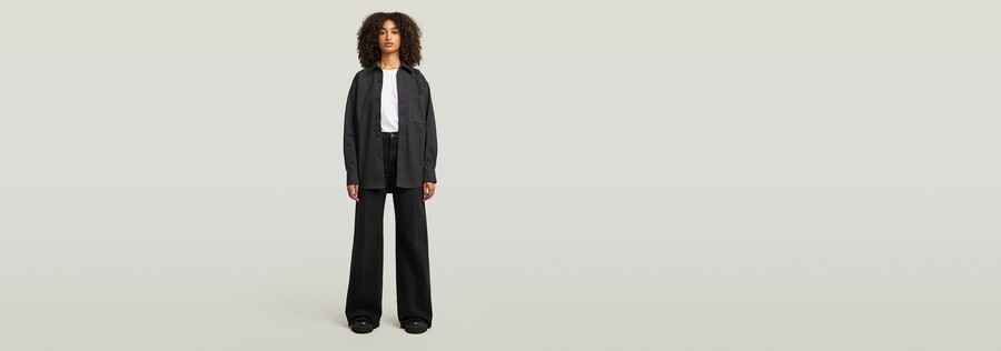 camicia oversize rilassata
