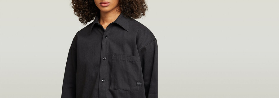 camicia oversize rilassata