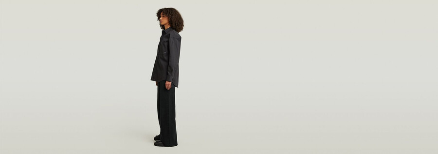 camicia oversize rilassata