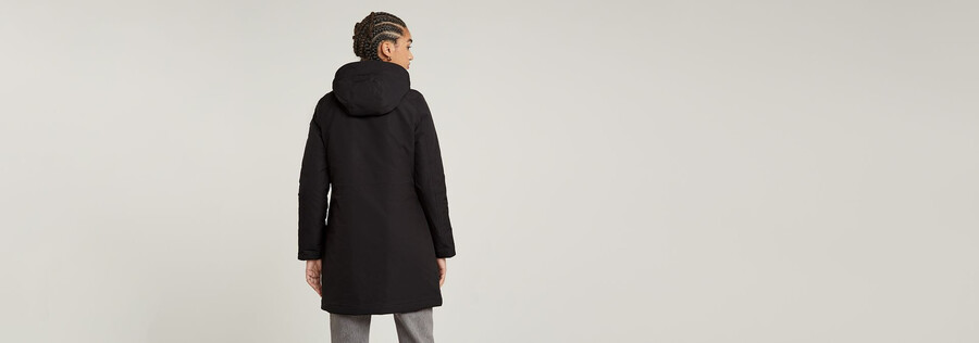 parka imbottito con cappuccio slim vodan