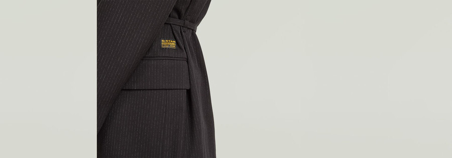 blazer doppiopetto con cintura