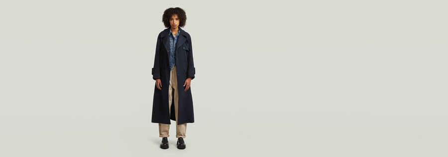 trench di lana