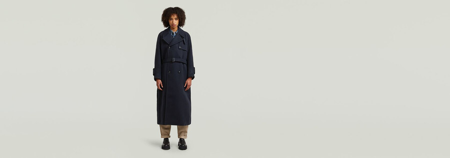 trench di lana