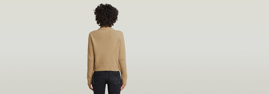 maglia skipper a maglia grossa