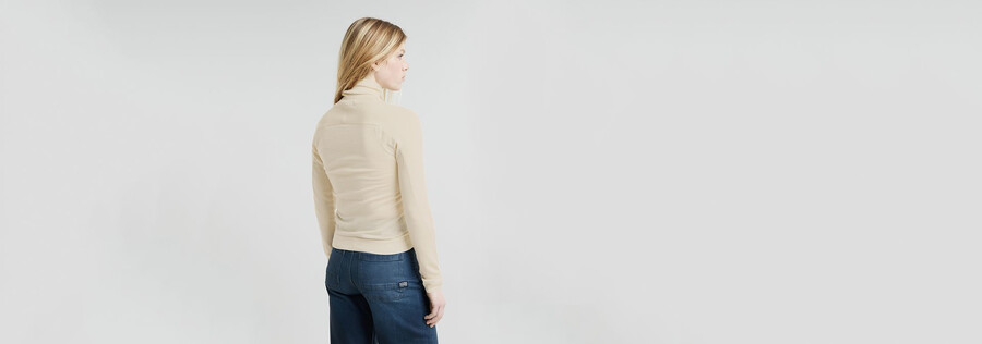 maglione lavorato a maglia con collo alto core slim