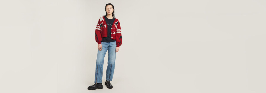 cardigan lavorato a maglia largo per le feste