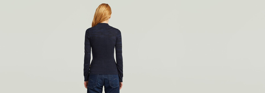 maglia biker 3d slim full zip