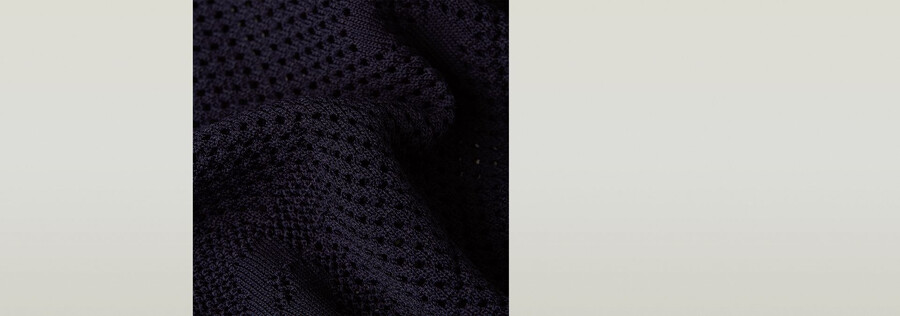 pullover in maglia traforata