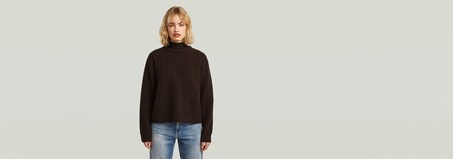 maglia a doppio colletto con cavo