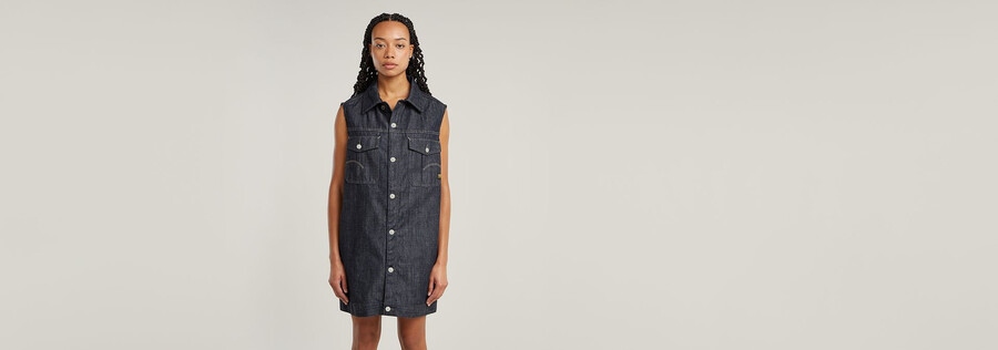 abito oversize senza maniche