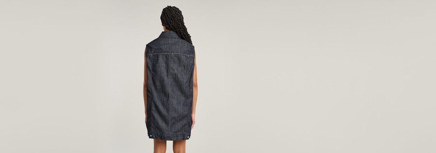abito oversize senza maniche