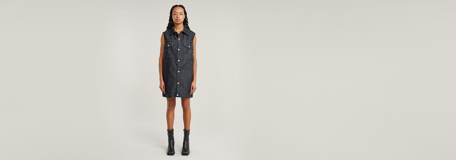 abito oversize senza maniche