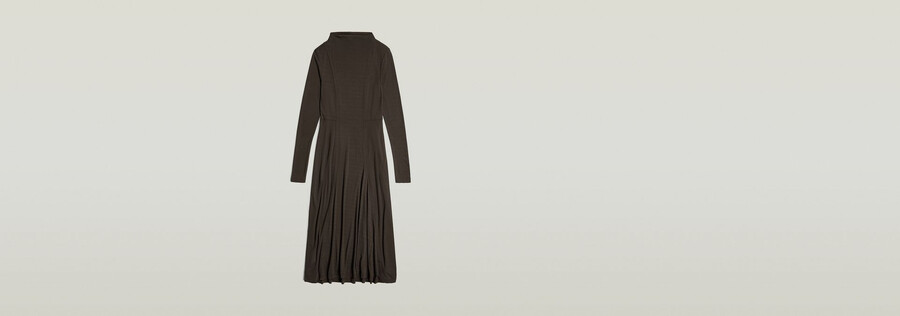 abito in jersey drappeggiato