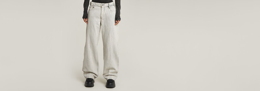 jeans larghi a vita bassa judee