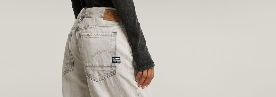 jeans larghi a vita bassa judee