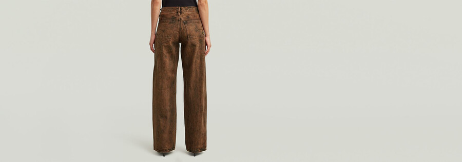jeans larghi a vita bassa judee
