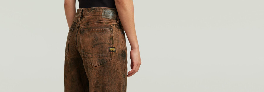 jeans larghi a vita bassa judee