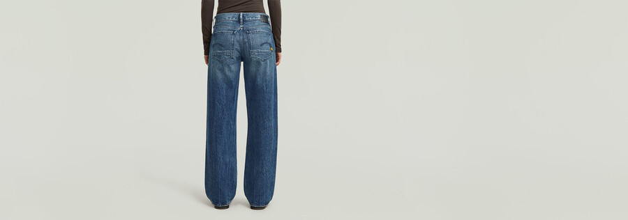 jeans larghi a vita bassa judee