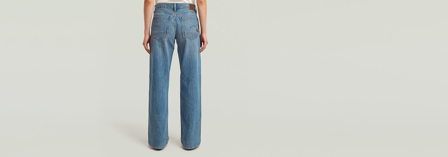 jeans larghi a vita bassa judee
