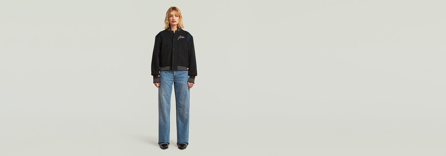 jeans larghi a vita bassa judee