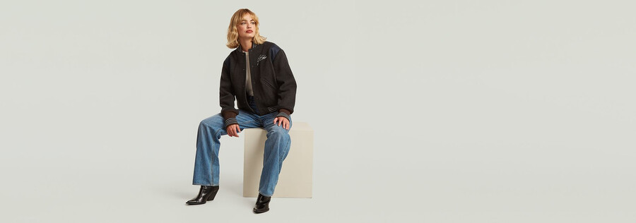 jeans larghi a vita bassa judee
