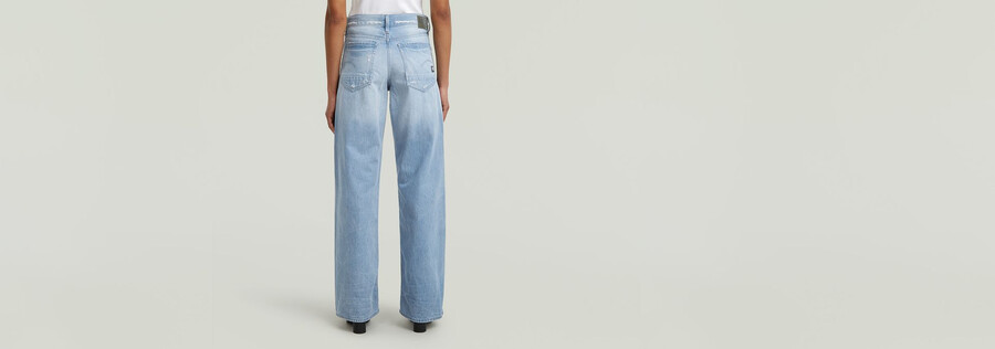 jeans larghi a vita bassa judee