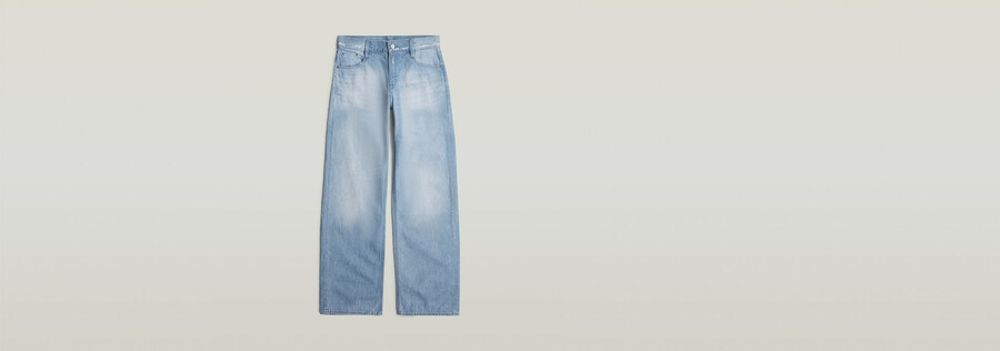 jeans larghi a vita bassa judee