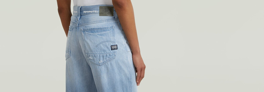 jeans larghi a vita bassa judee