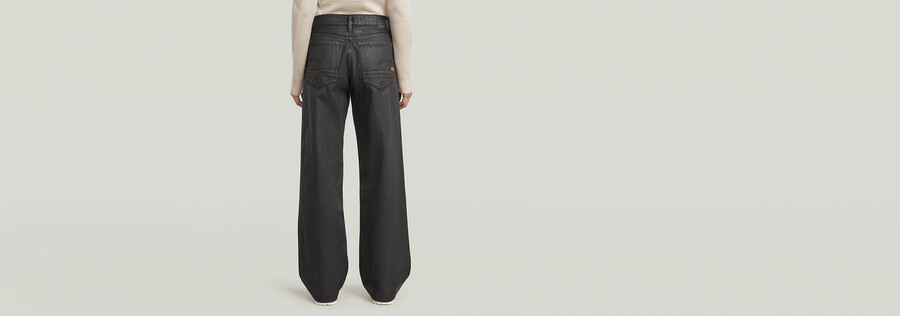 jeans larghi a vita bassa judee