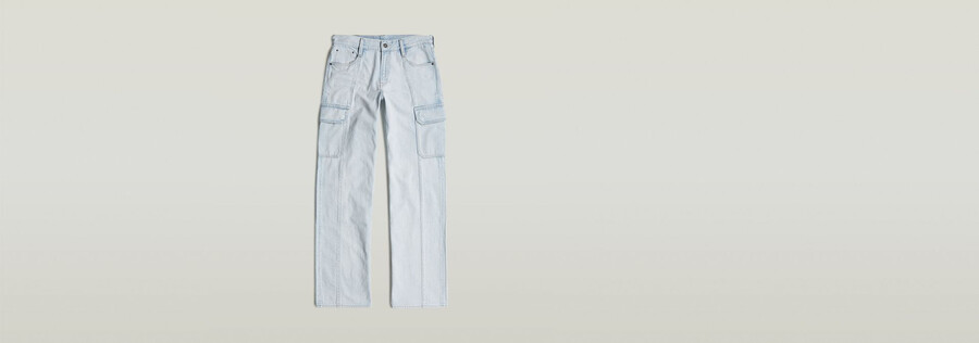 jeans larghi a vita bassa judee cargo