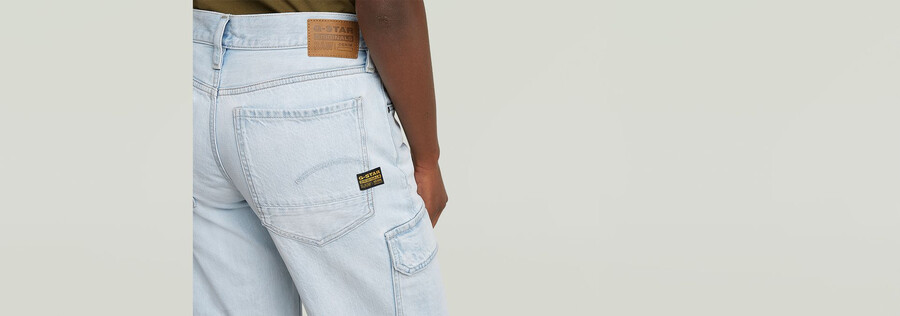 jeans larghi a vita bassa judee cargo