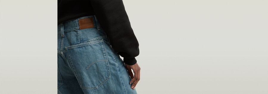 jeans larghi alti da skater