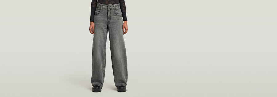 jeans larghi alti da skater