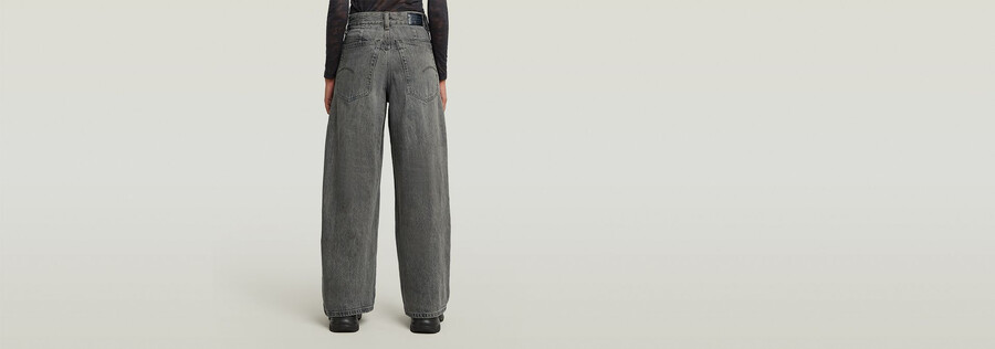 jeans larghi alti da skater