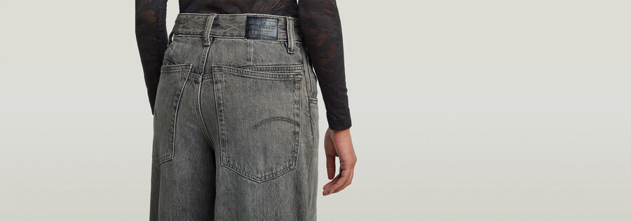jeans larghi alti da skater