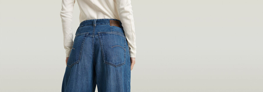 jeans larghi alti da skater