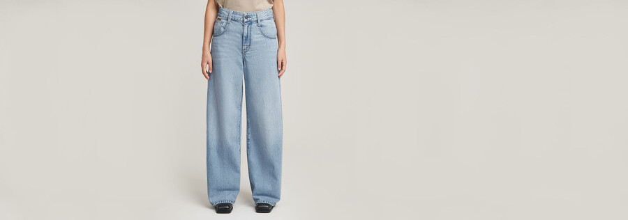 jeans larghi alti da skater