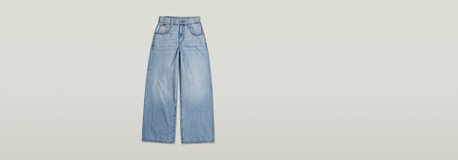 jeans larghi alti da skater